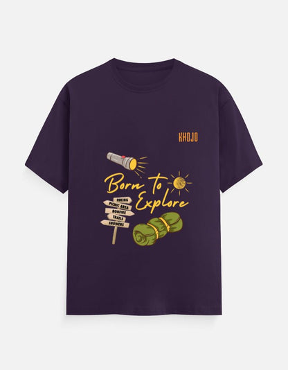 Classic Tee | Born To Explore - Travel Apparel - Khojo Store