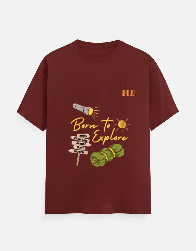 Classic Tee | Born To Explore - Travel Apparel - Khojo Store