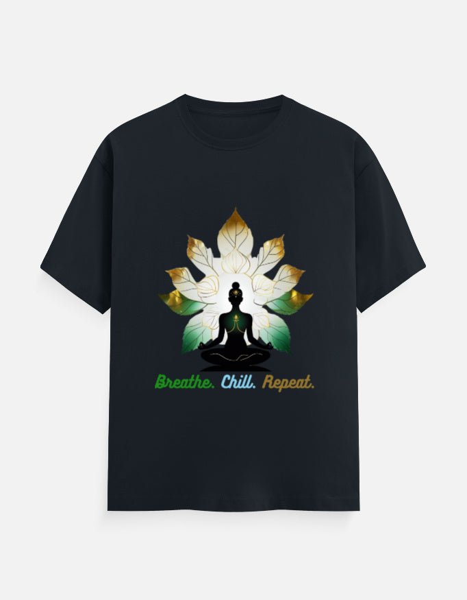 Classic Tee | Breathe. Chill. Repeat. - Travel Apparel - Khojo Store