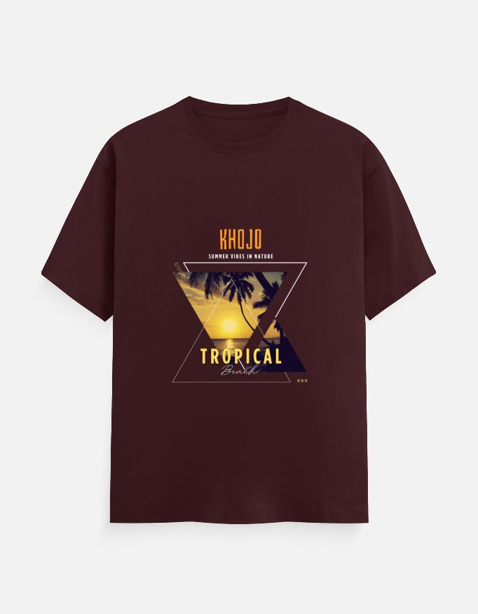 Classic Tee | Tropical Beach - Travel Apparel - Khojo Store