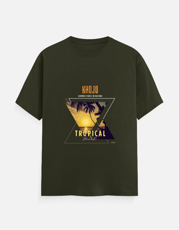 Classic Tee | Tropical Beach - Travel Apparel - Khojo Store
