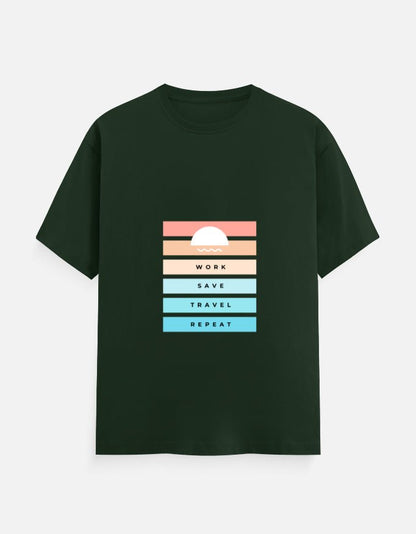 Classic Tee | Work Save Travel Repeat - Travel Apparel - Khojo Store