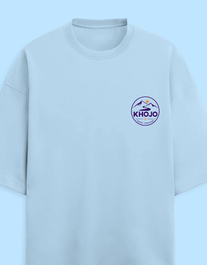 Detour Department Oversized Terry Tee – Travel Graphic T-Shirt | Khojo - Travel Apparel - Khojo Store