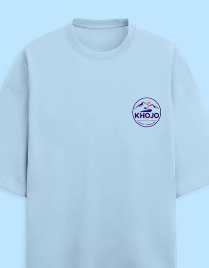 Detour Department Oversized Terry Tee – Travel Graphic T-Shirt | Khojo - Travel Apparel - Khojo Store