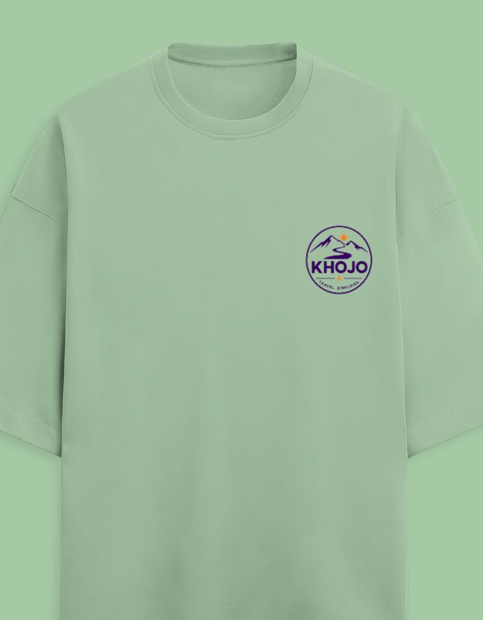 Detour Department Oversized Terry Tee – Travel Graphic T-Shirt | Khojo - Travel Apparel - Khojo Store