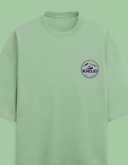 Detour Department Oversized Terry Tee – Travel Graphic T-Shirt | Khojo - Travel Apparel - Khojo Store