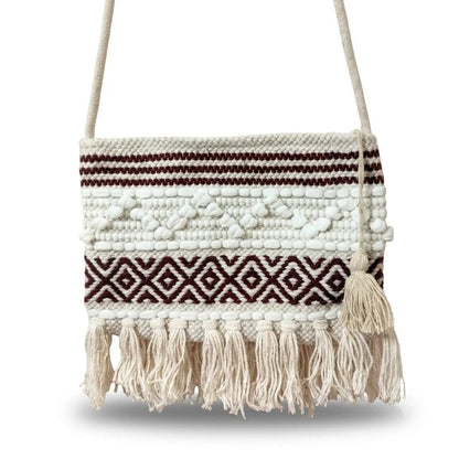 Handloom Sling Bag for Travel, Shopping & Daily Use | Khojo - Handloom Bags - Khojo Store