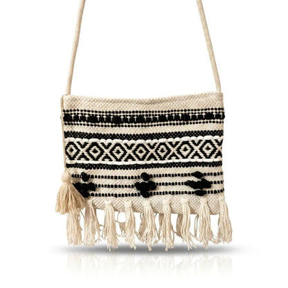 Handloom Sling Bag for Travel, Shopping & Daily Use | Khojo - Handloom Bags - Khojo Store