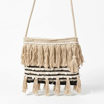 Handloom Sling Bag for Travel, Shopping & Daily Use | Khojo - Handloom Bags - Khojo Store