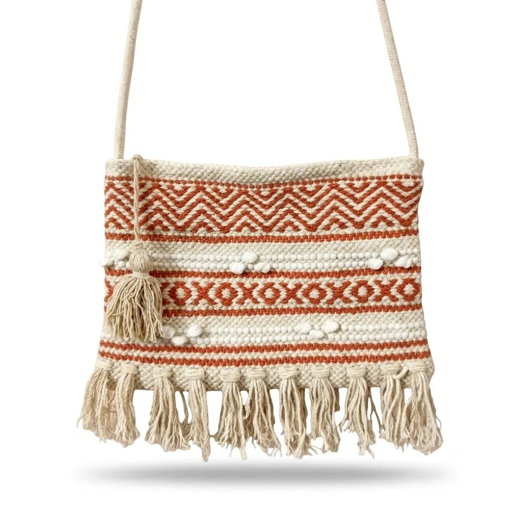 Handloom Sling Bag for Travel, Shopping & Daily Use | Khojo - Handloom Bags - Khojo Store