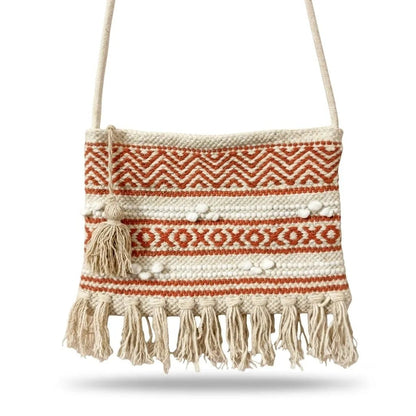 Handloom Sling Bag for Travel, Shopping & Daily Use | Khojo - Handloom Bags - Khojo Store