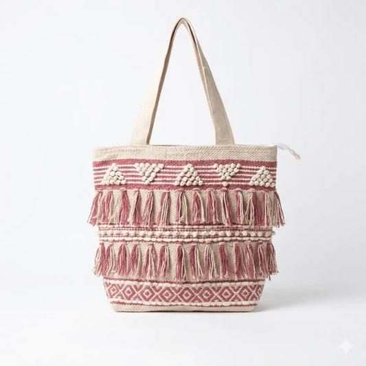 Khojo Handloom Tote Bag front view