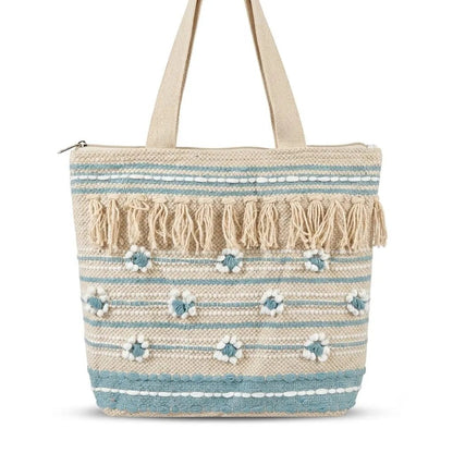 Handloom Tote Bag for Shopping & Travel | Khojo - Handloom Bags - Khojo Store