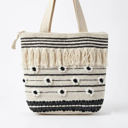 Handloom Tote Bag for Shopping & Travel | Khojo - Handloom Bags - Khojo Store