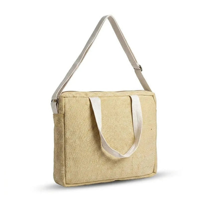 Hemp 16 Inch Laptop Bag for Work, Travel & Daily Use | Khojo - Hemp Bags - Khojo Store