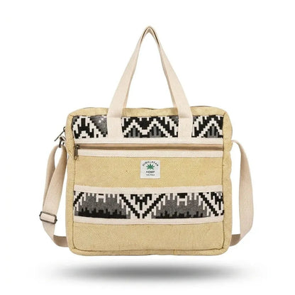 Hemp 16 Inch Laptop Bag for Work, Travel & Daily Use | Khojo - Hemp Bags - Khojo Store