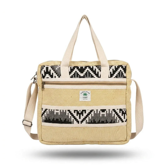 Hemp Laptop Bag padded sleeve interior by Khojo