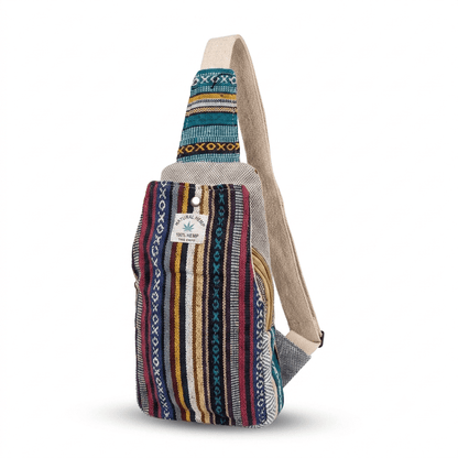 Hemp Cross Body Bag for Travel | Khojo - Hemp Bags - Khojo Store
