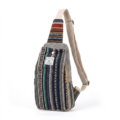 Hemp Cross Body Bag for Travel | Khojo - Hemp Bags - Khojo Store