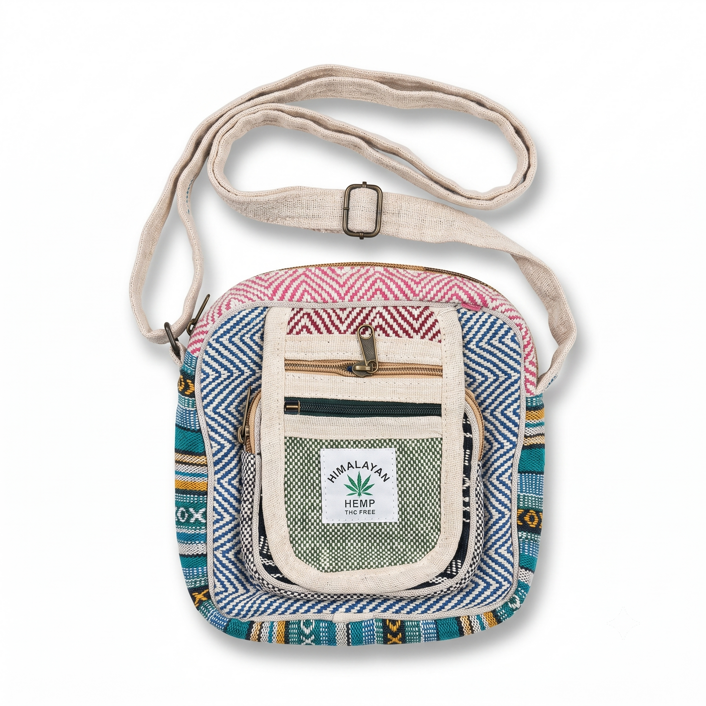hemp-sling-bag-multicolor-handwoven-travel-india-khojo