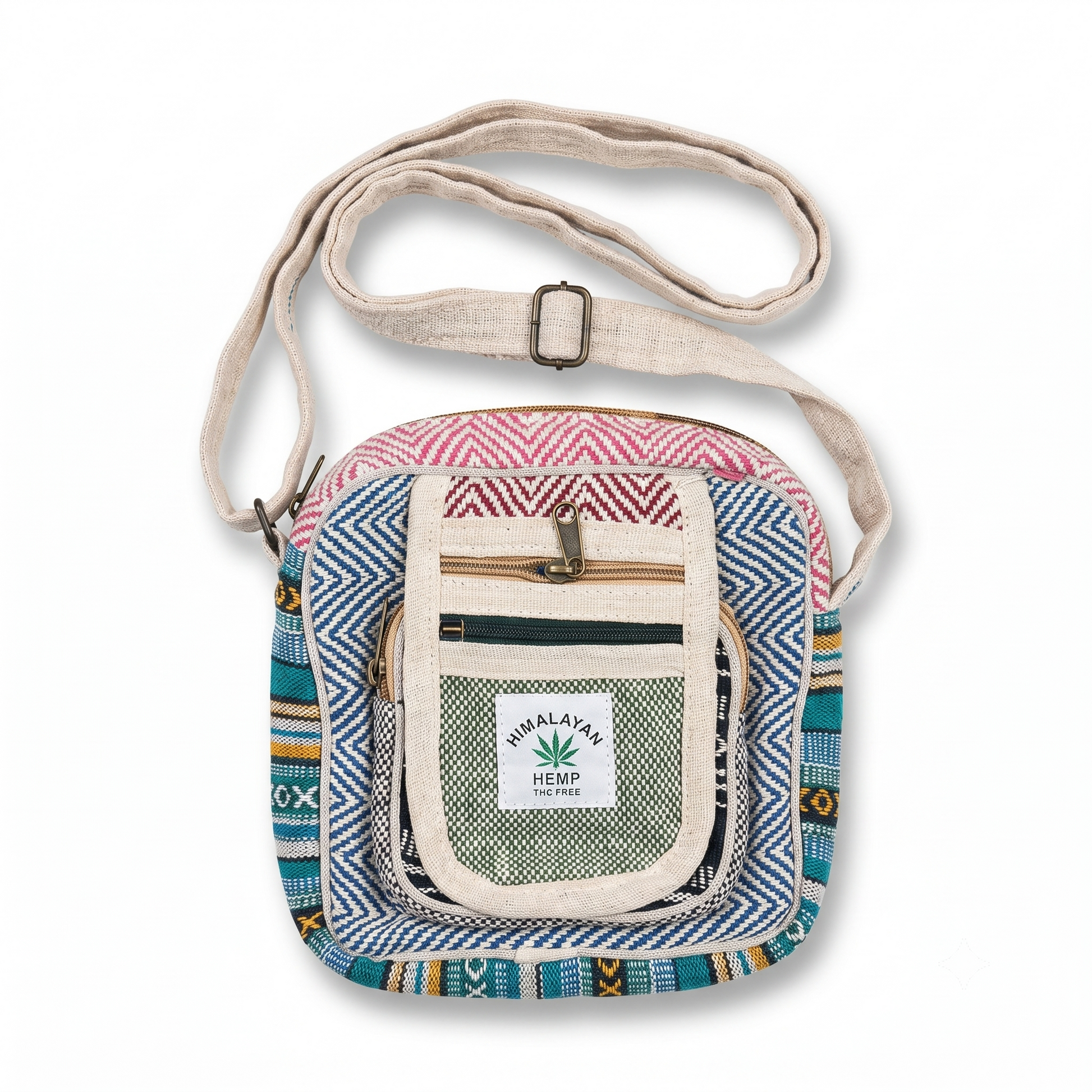 hemp-sling-bag-multicolor-handwoven-travel-india-khojo
