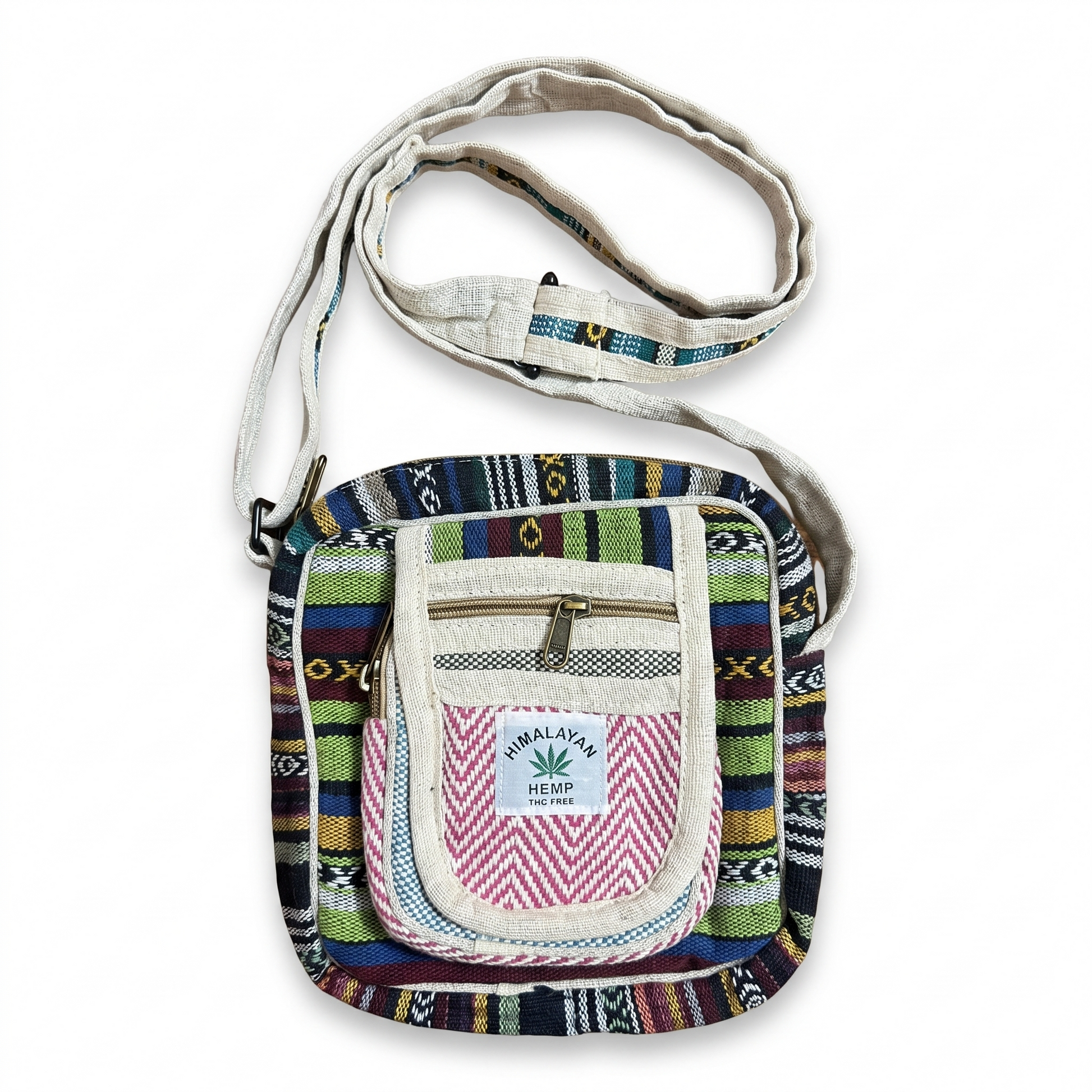 hemp-sling-bag-multicolor-handwoven-travel-india-khojo