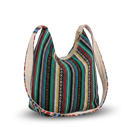 2 Pocket Hemp Jhola Bag for Travel & Everyday Use | Khojo - Hemp Bags - Khojo Store