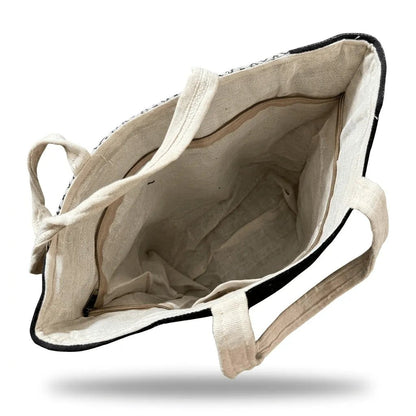 Hemp Multicolor Tote Bag for Conscious Travelers | Khojo - Hemp Bags - Khojo Store