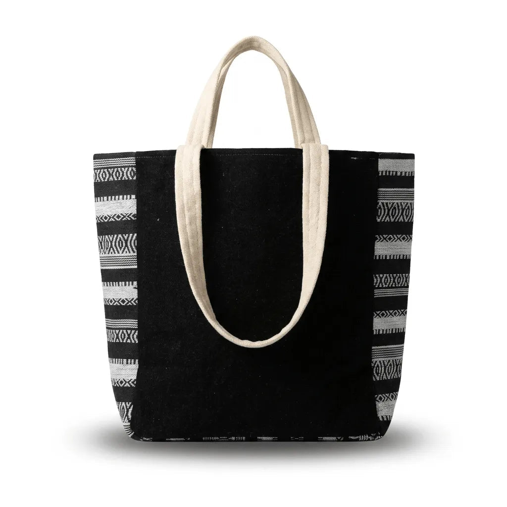 Hemp Multicolor Tote Bag for Conscious Travelers | Khojo - Hemp Bags - Khojo Store