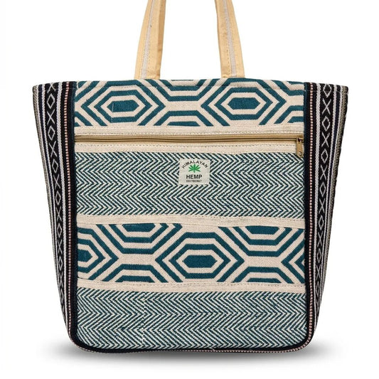 Hemp Multicolor Tote Bag for Conscious Travelers | Khojo - Hemp Bags - Khojo Store