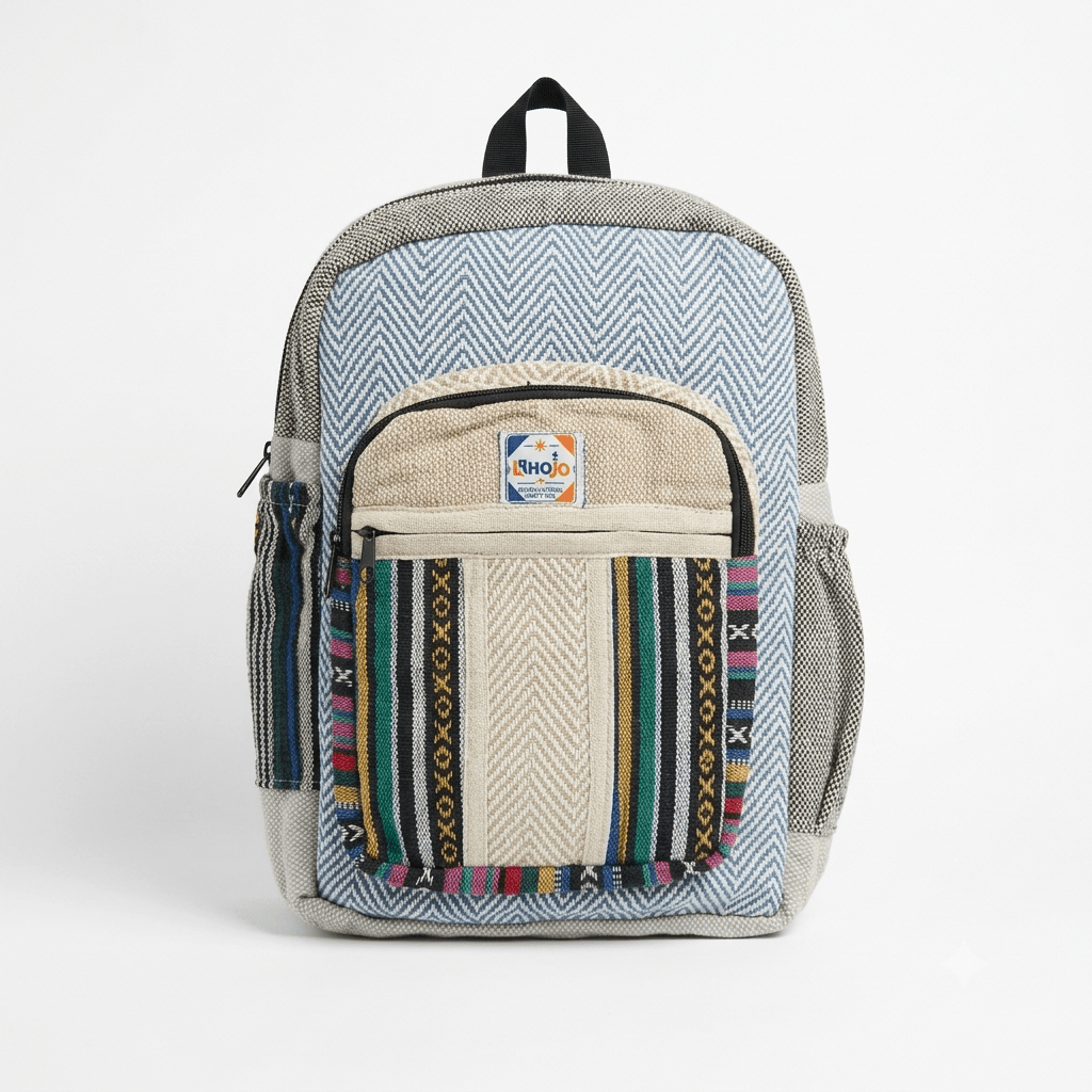 Hemp Pithu Bag for Travel & Adventure | Khojo - Hemp Bags - Khojo Store