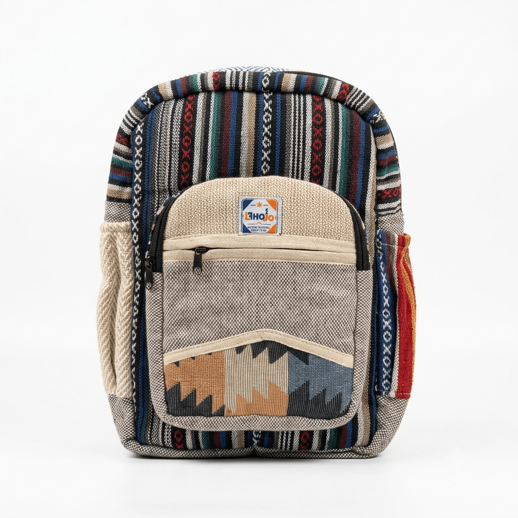Hemp Pithu Bag for Travel & Adventure | Khojo - Hemp Bags - Khojo Store