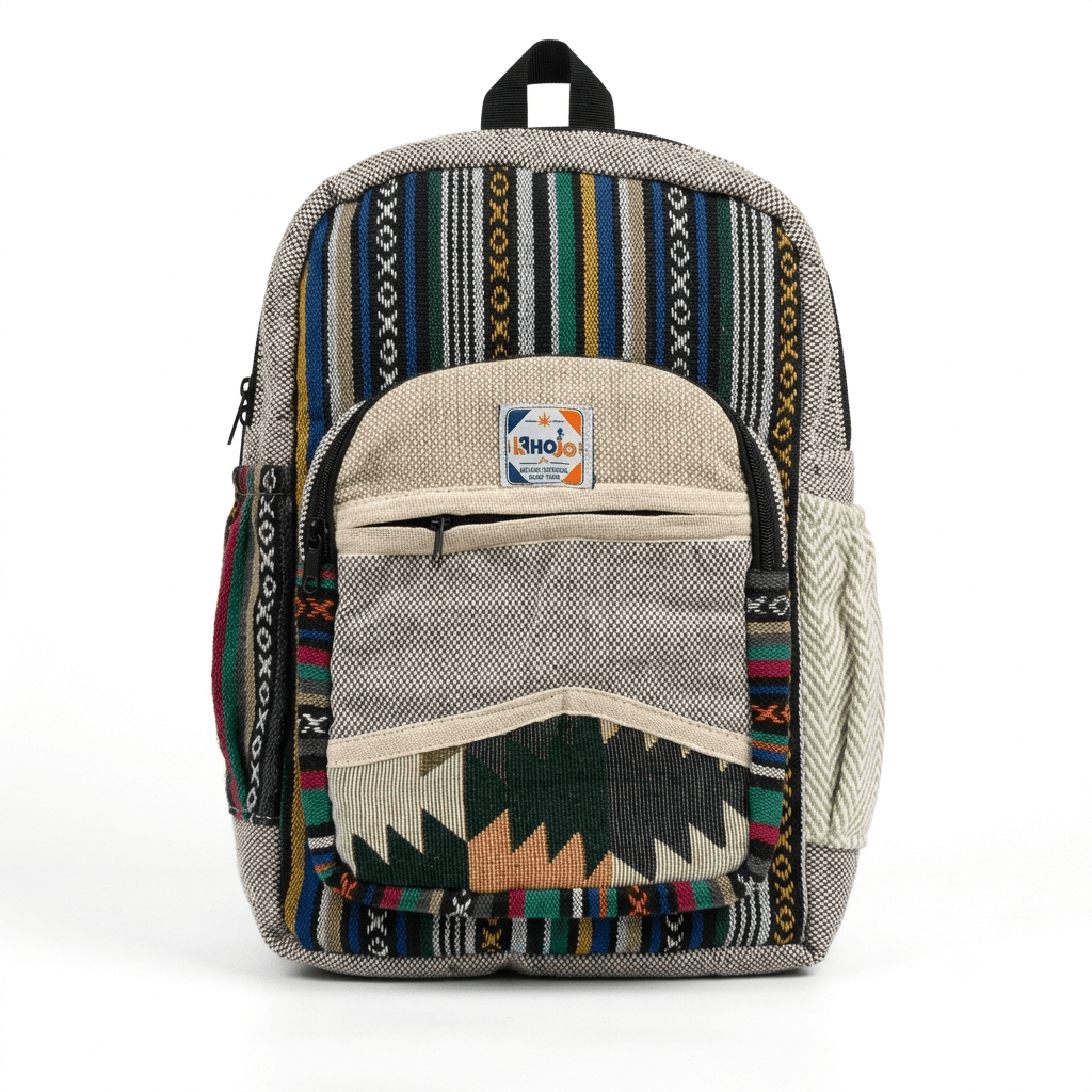 Hemp Pithu Bag for Travel & Adventure | Khojo - Hemp Bags - Khojo Store