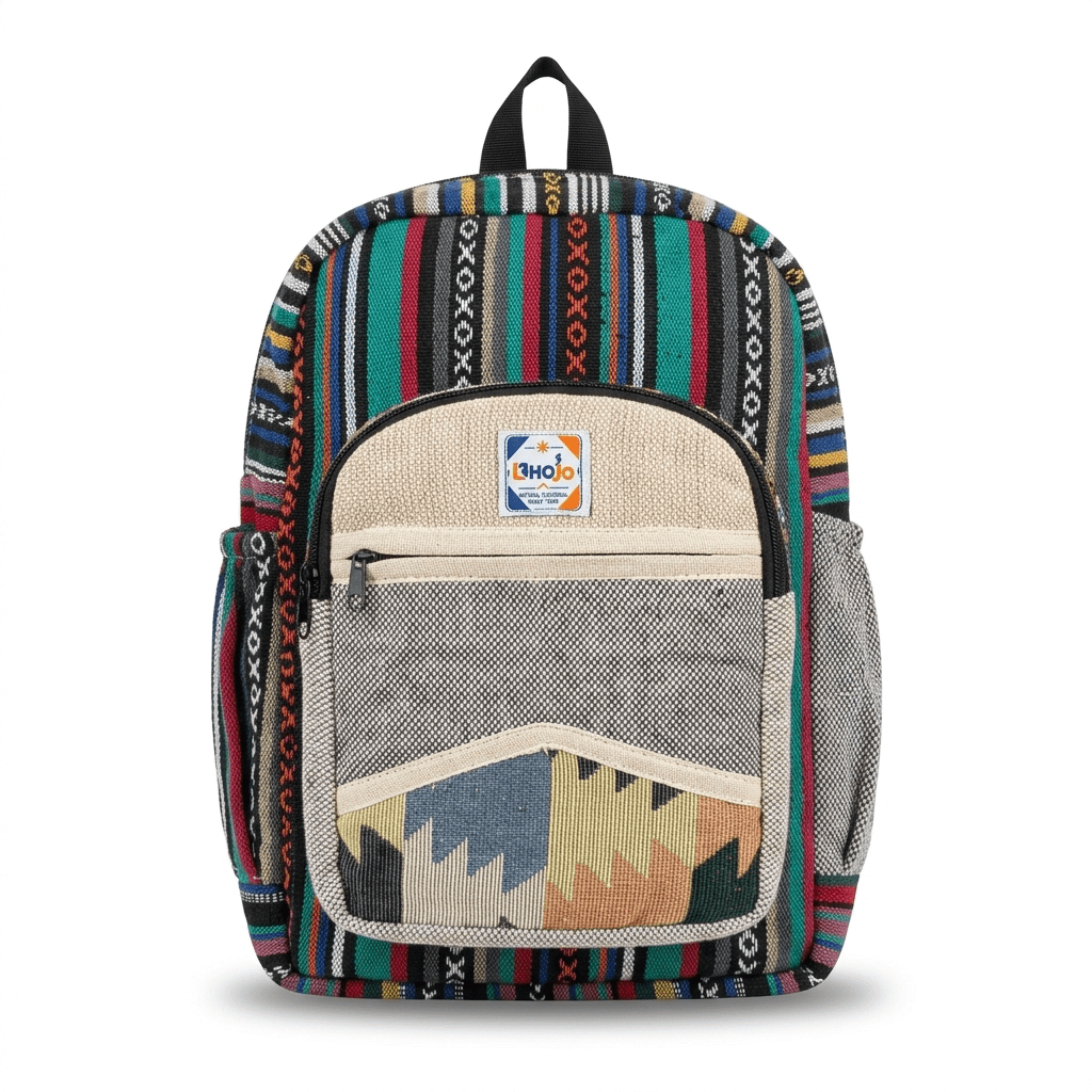 Hemp Pithu Bag for Travel & Adventure | Khojo - Hemp Bags - Khojo Store