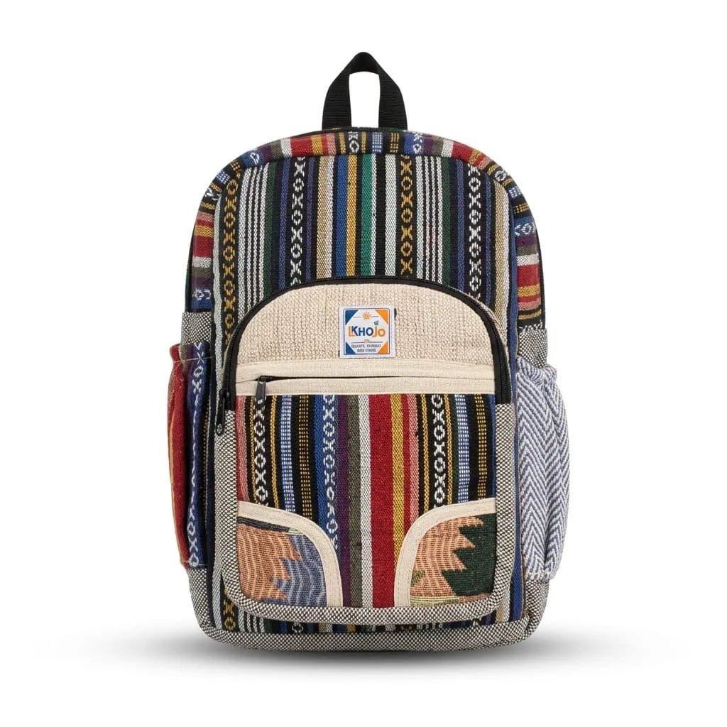 Hemp Pithu Bag for Travel & Adventure | Khojo - Hemp Bags - Khojo Store