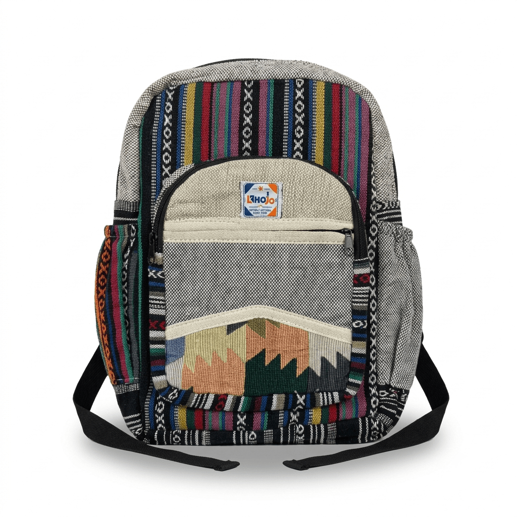 Hemp Pithu Bag for Travel & Adventure | Khojo - Hemp Bags - Khojo Store