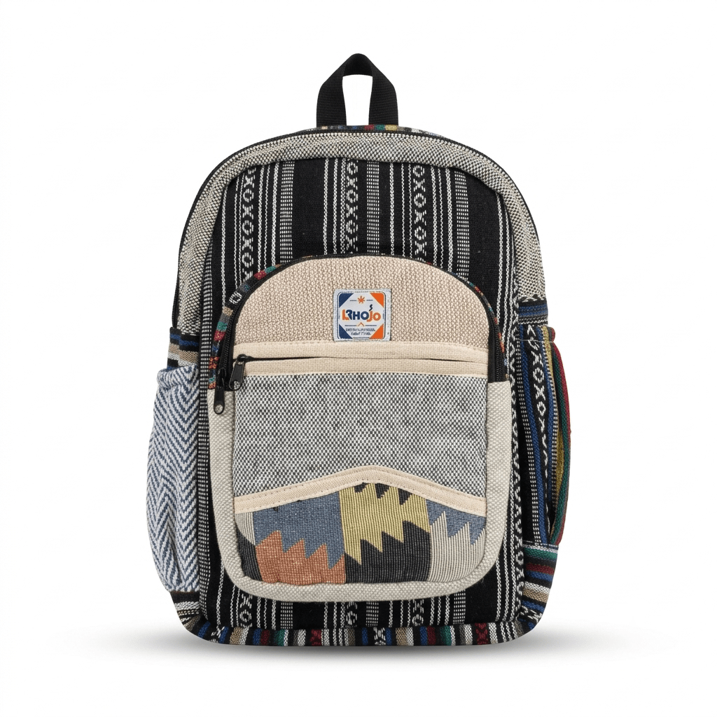 Hemp Pithu Bag for Travel & Adventure | Khojo - Hemp Bags - Khojo Store
