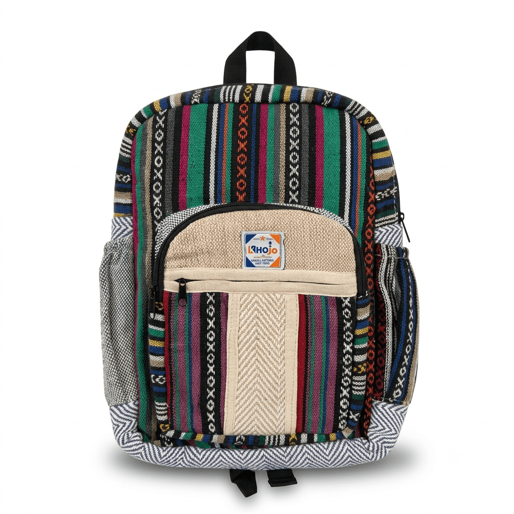 Hemp Pithu Bag for Travel & Adventure | Khojo - Hemp Bags - Khojo Store