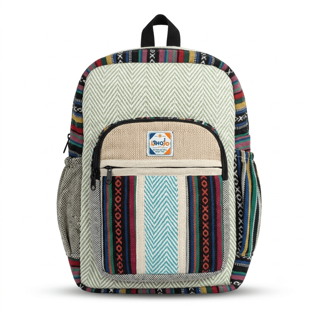 Hemp Pithu Bag for Travel & Adventure | Khojo - Hemp Bags - Khojo Store