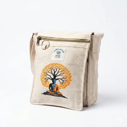 Hemp Ring Sling Bag signature ring-adjustable strap, Khojo