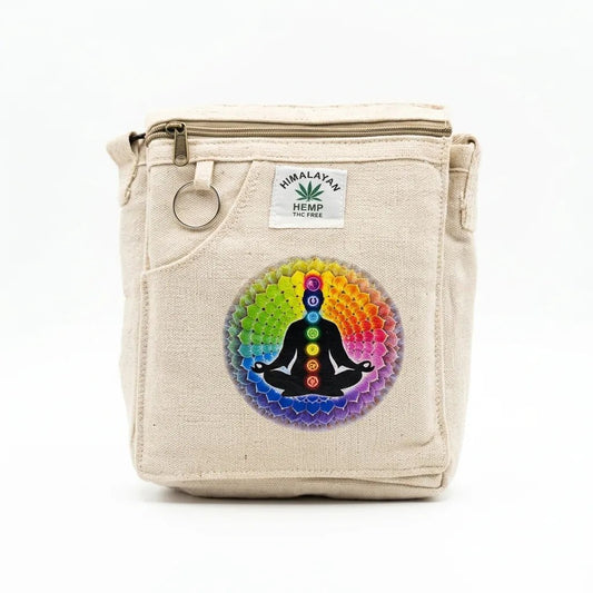 Hemp Ring Sling Bag main compartment interior, Khojo
