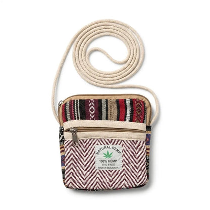 Hemp Sling Pouch for Travel | Khojo - Hemp Bags - Khojo Store