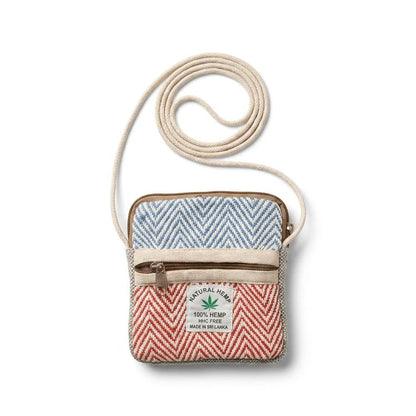 Hemp Sling Pouch for Travel | Khojo - Hemp Bags - Khojo Store
