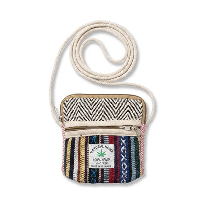 Hemp Sling Pouch for Travel | Khojo - Hemp Bags - Khojo Store