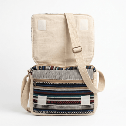 Hemp Voyager Tablet Sling Bag | Khojo - Hemp Bags - Khojo Store