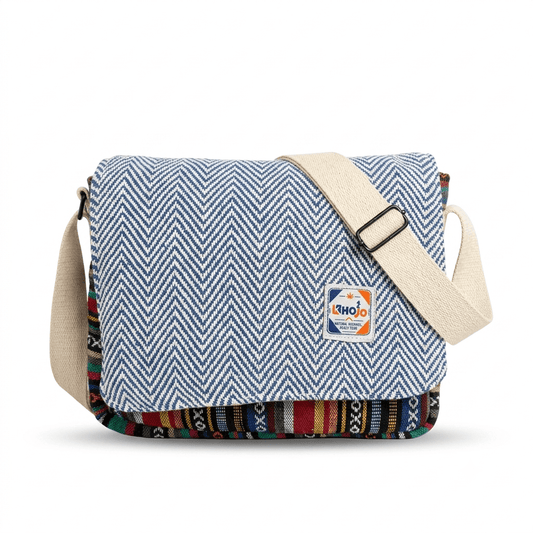Hemp Voyager Tablet Sling Bag | Khojo - Hemp Bags - Khojo Store