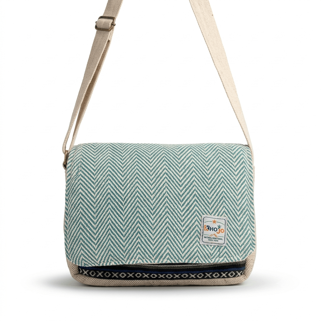 Hemp Voyager Tablet Sling Bag | Khojo - Hemp Bags - Khojo Store