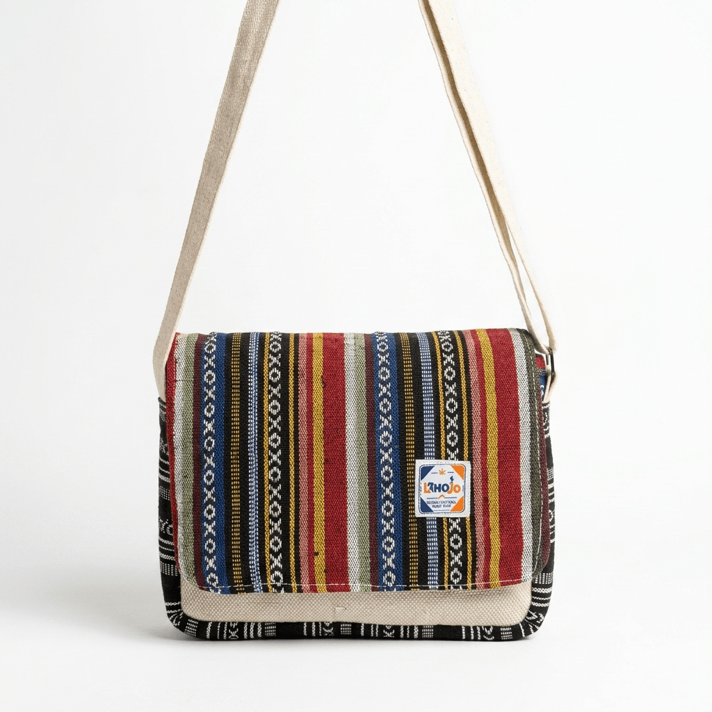 Hemp Voyager Tablet Sling Bag | Khojo - Hemp Bags - Khojo Store
