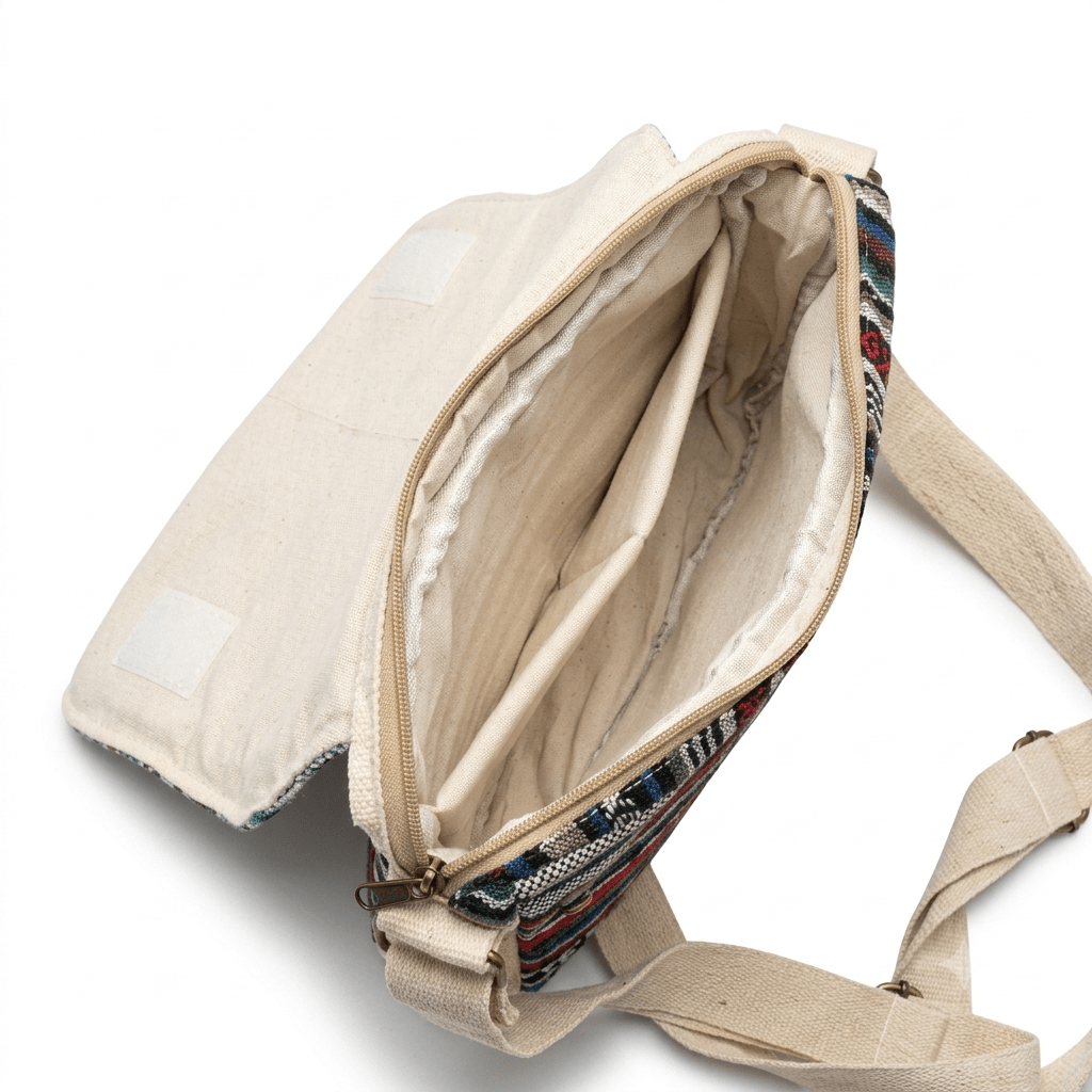 Hemp Voyager Tablet Sling Bag | Khojo - Hemp Bags - Khojo Store