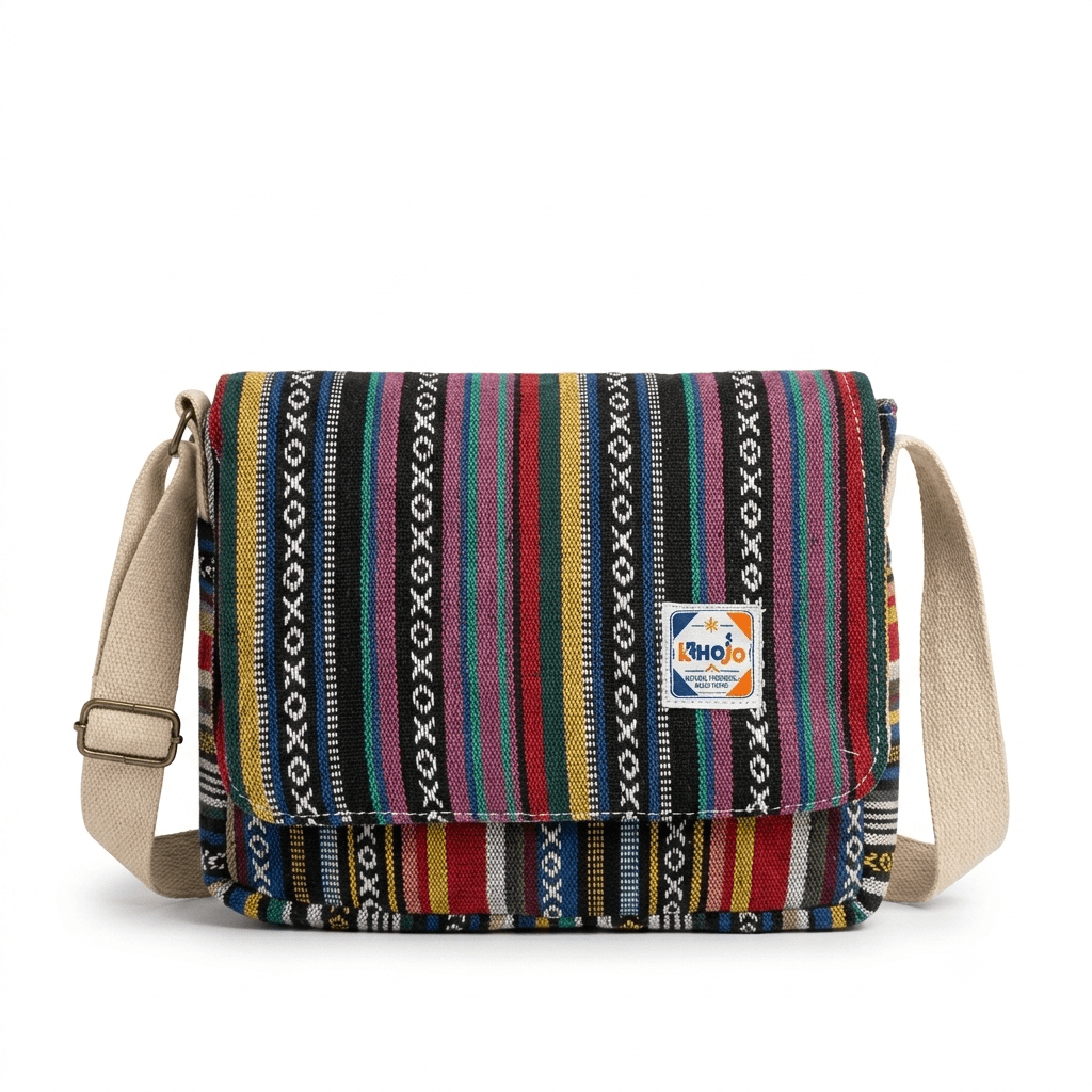 Hemp Voyager Tablet Sling Bag | Khojo - Hemp Bags - Khojo Store